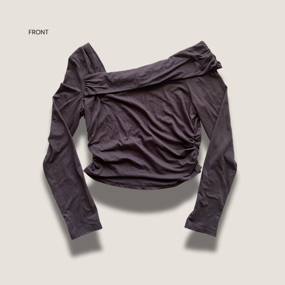 Off Shoulder Long Sleeve Top - Picture 3 of 4